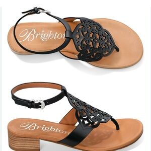 NWOT Brighton Lina Black Size 10M Women's Sandals